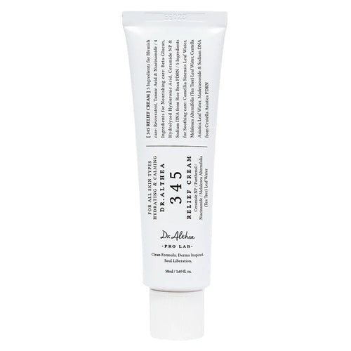 Dr.Althea 345 Relief Cream, Visibly Fades Post-Acne Marks, Korean Barrier Care, 60-Day Trial
